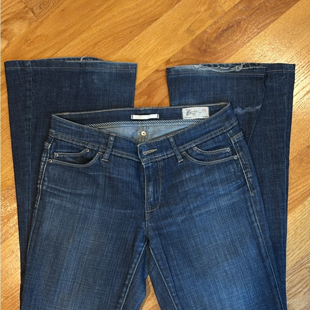 GAP Women's Dark Blue Flare/Wide Leg Jeans